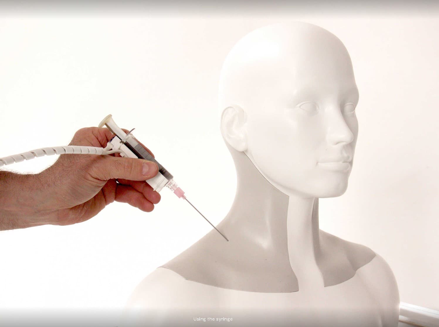 picture of the injection simulator sculpture